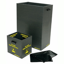 Trash Receptacle, ESD, Corrugated Protektive Pak